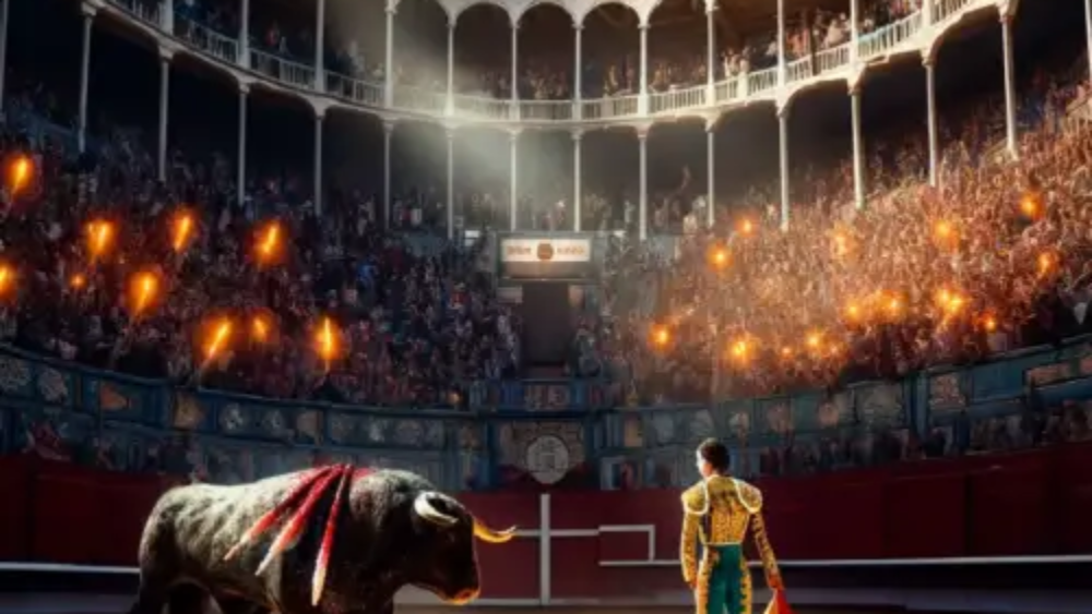 Corrida de toros en La Feria de San Isidro en Madrid